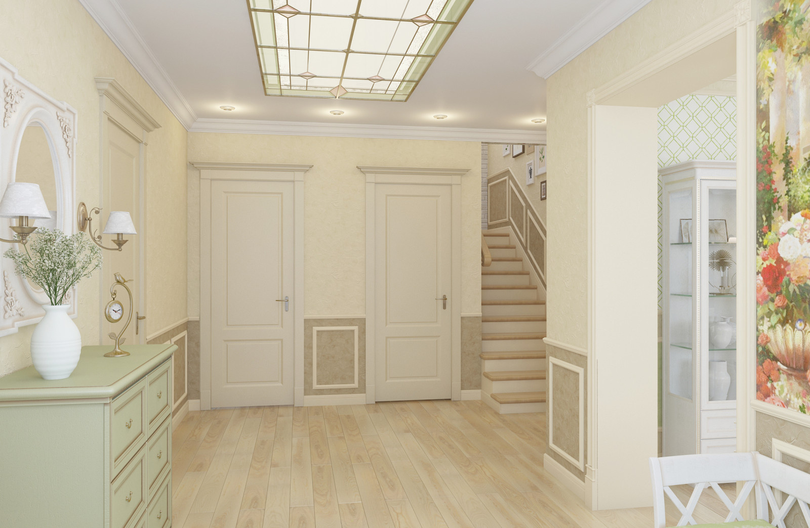 Интерьер загородного дома 358 м.кв.