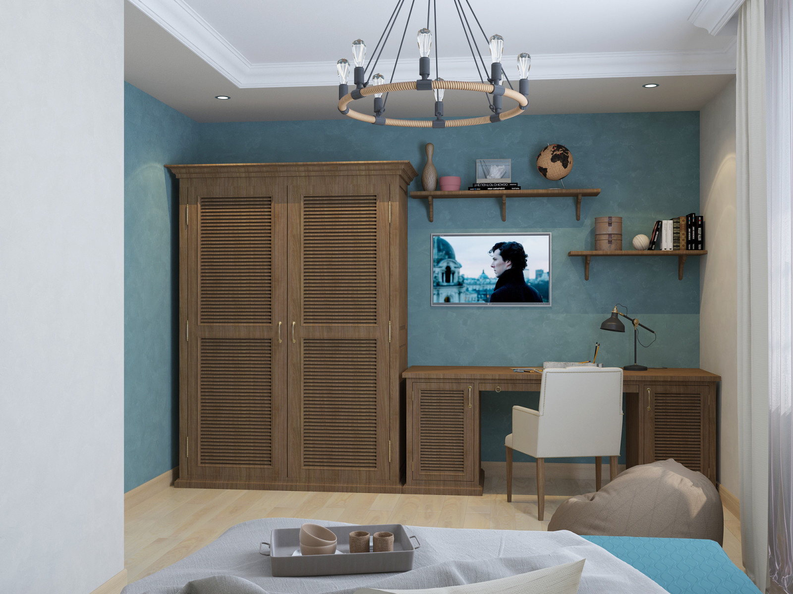 Интерьер загородного дома 358 м.кв.