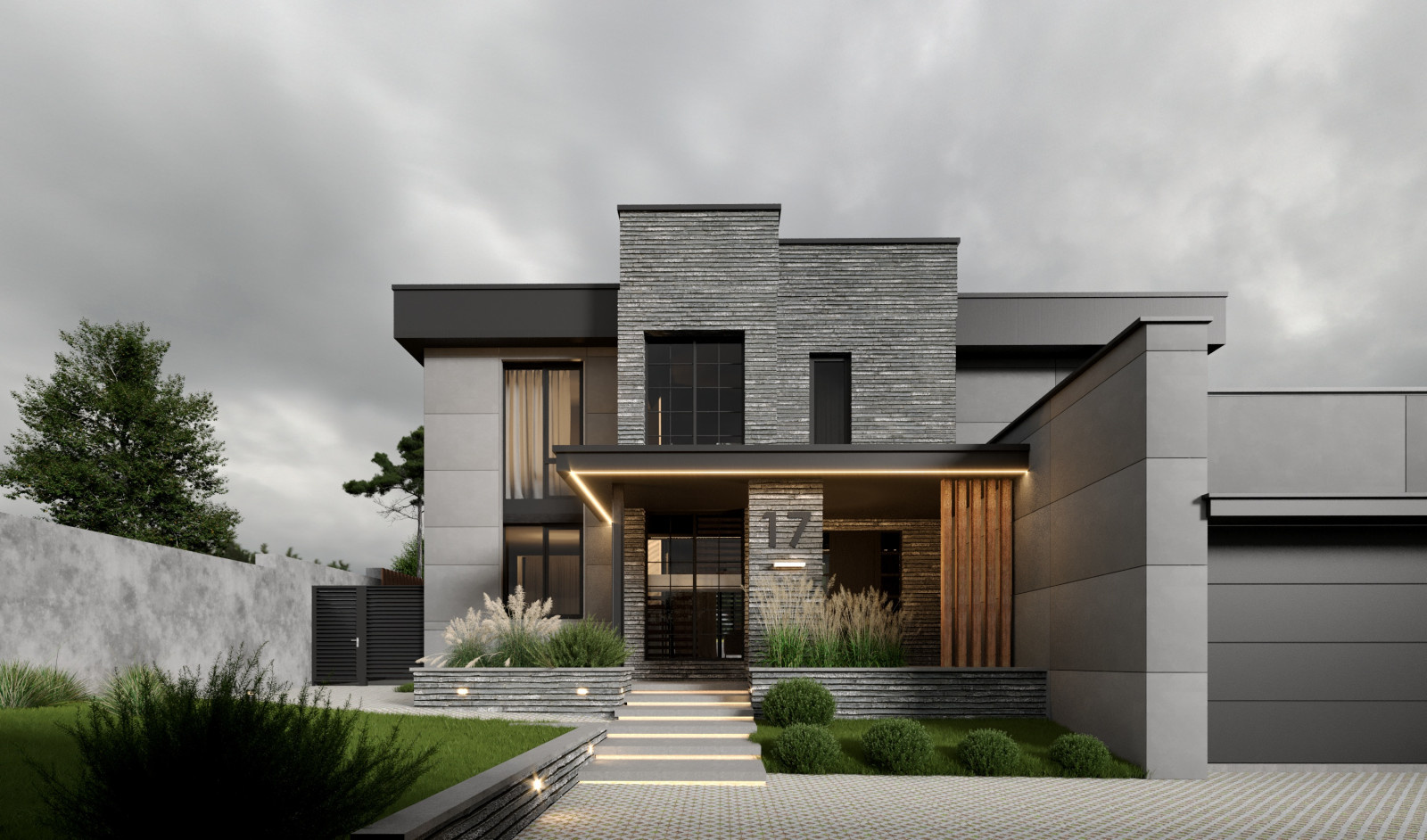 Portrait House. Дом на участке в селе Мирное в Симферополе