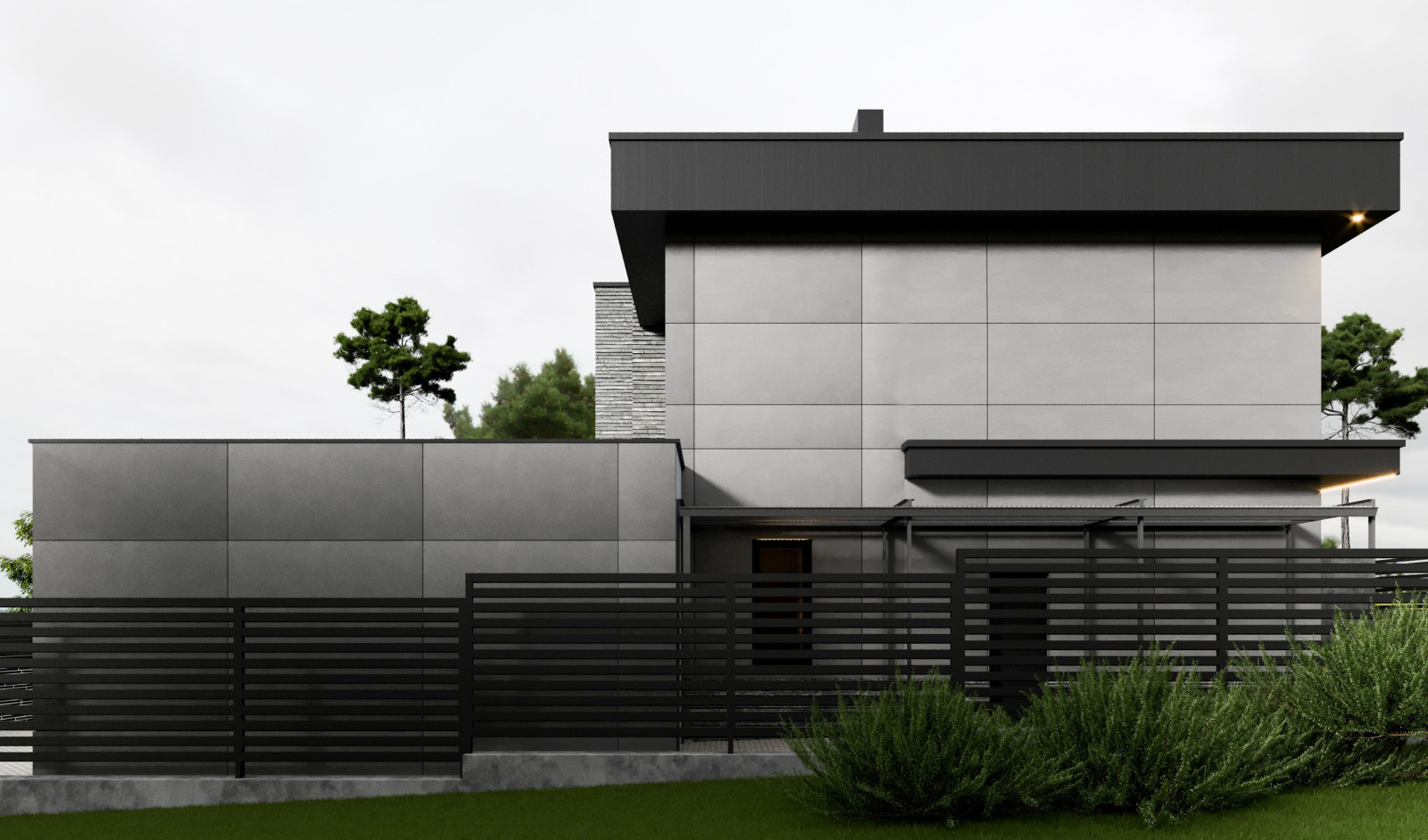Portrait House. Дом на участке в селе Мирное в Симферополе