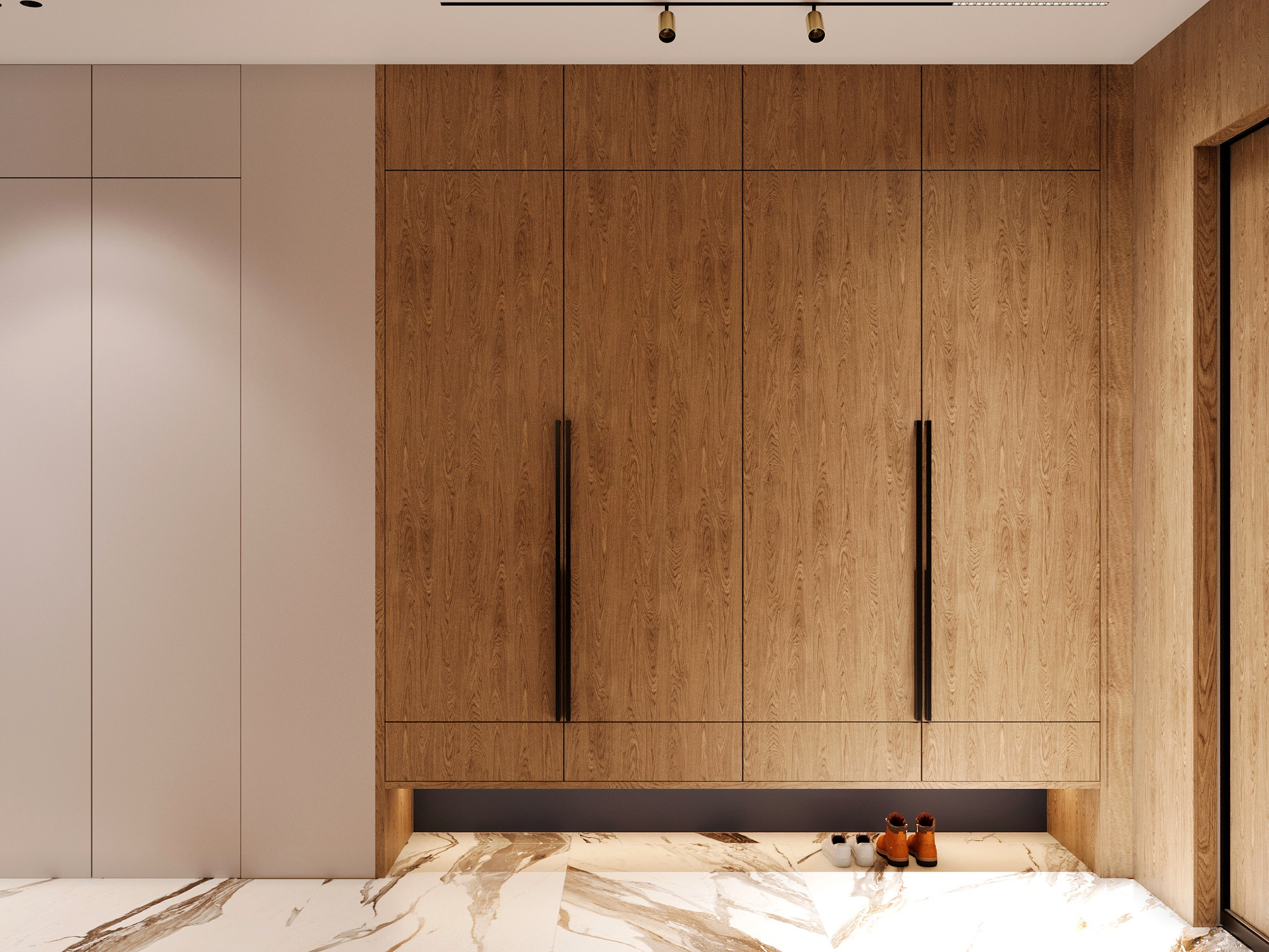 Прихожая в современном стиле в ЖК МОД