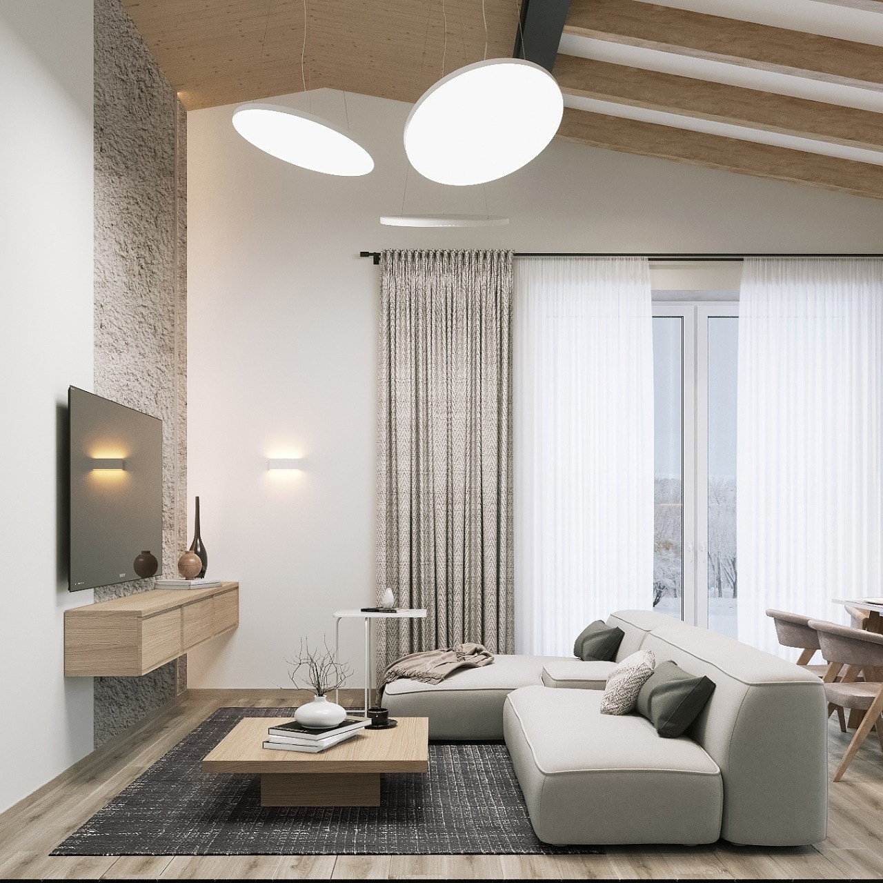 Light color house