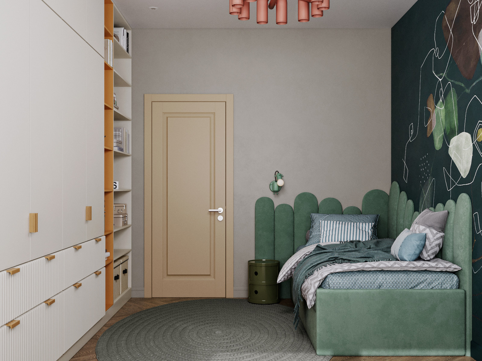 Детская с зоной для занятий спортом