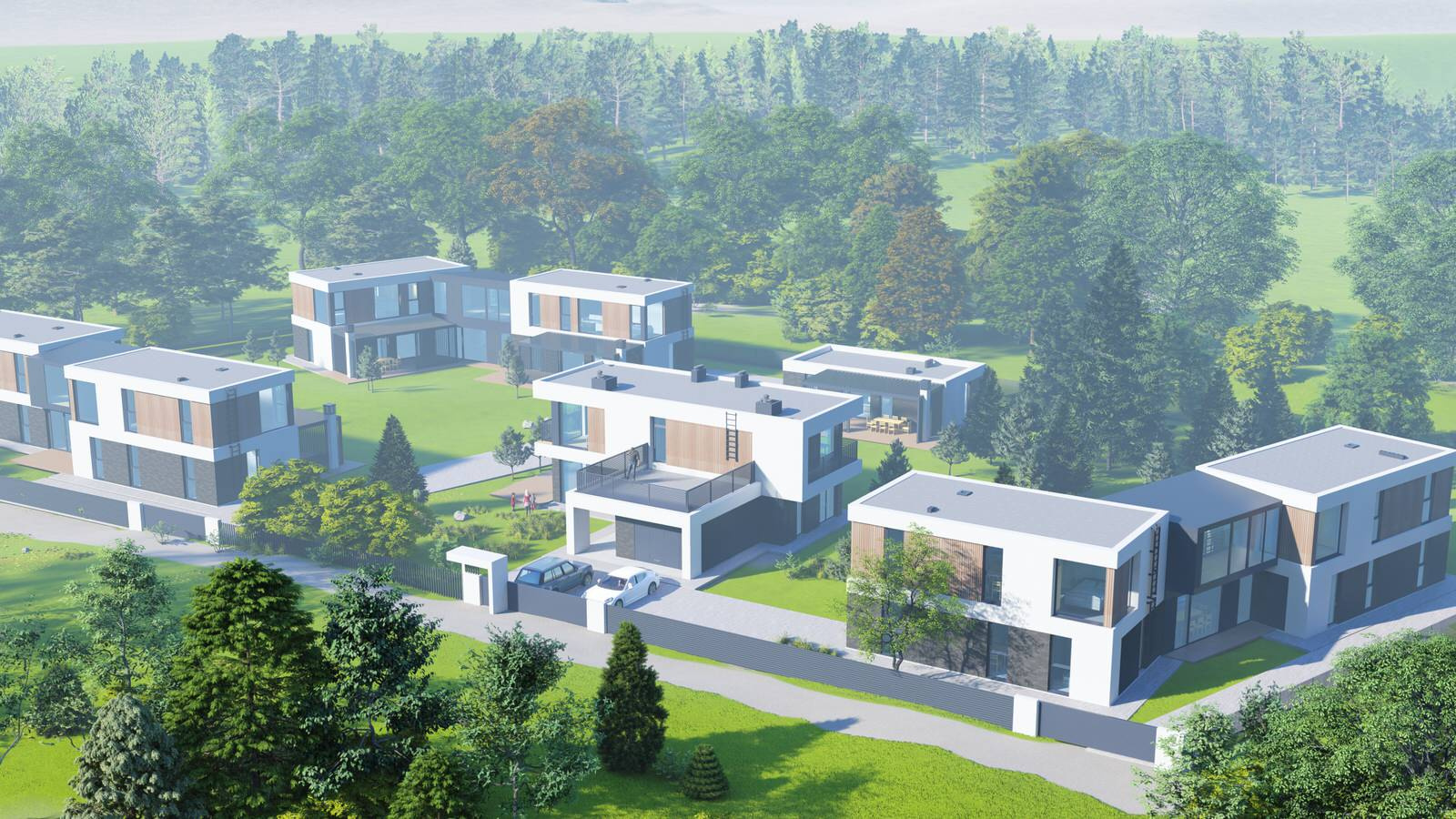 Complex of modern houses Ust-Kachka