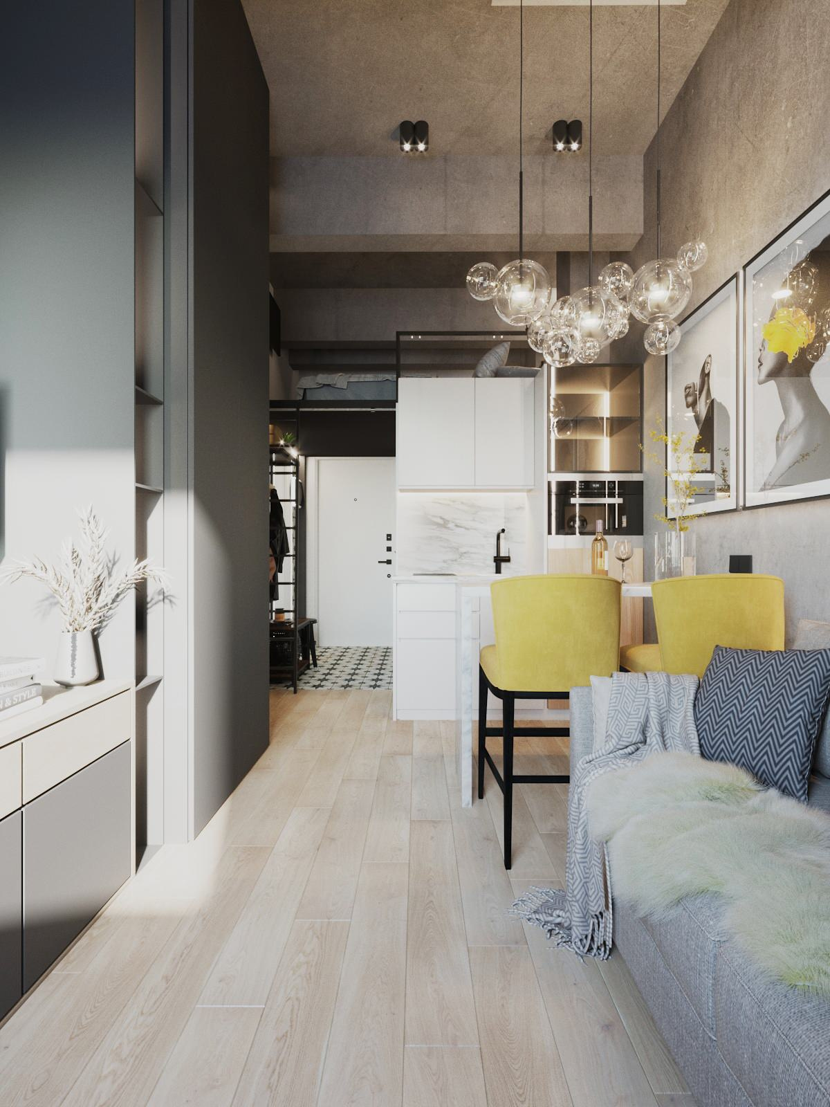 Мини апартаменты в ЖК "Loft FM"