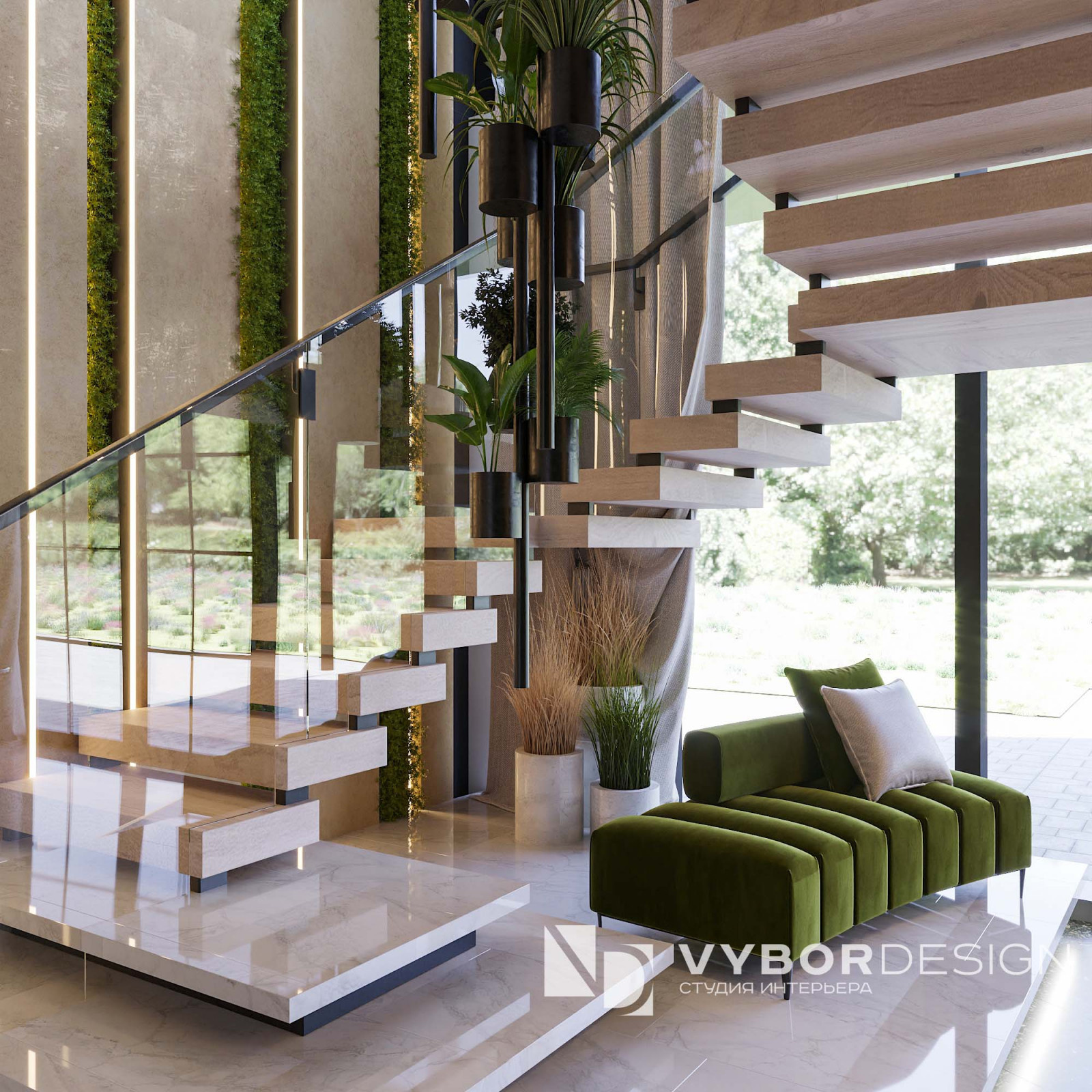 Дизайн интерьера ресторана Green Paradise