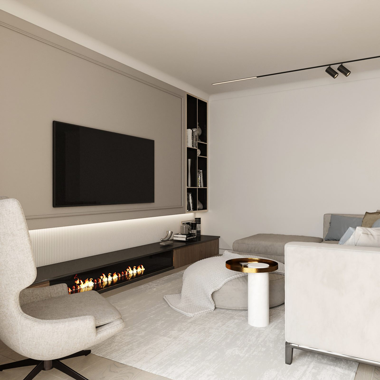 Трехкомнатная квартира 90м2