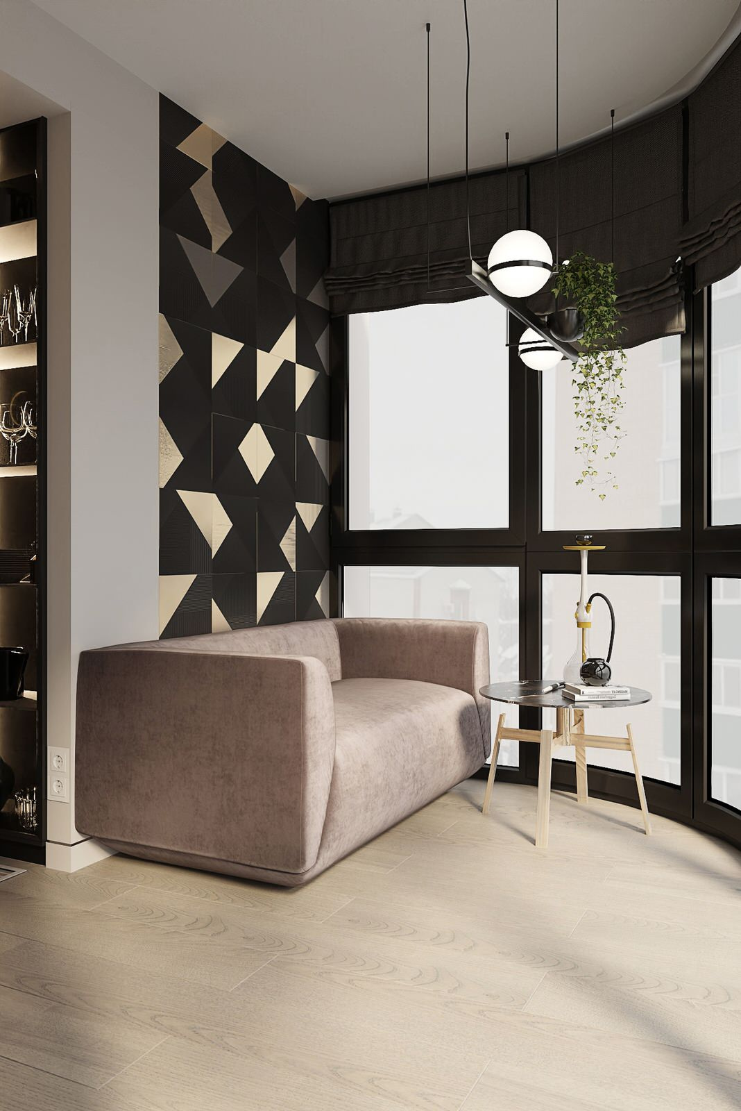 Трехкомнатная квартира 90м2