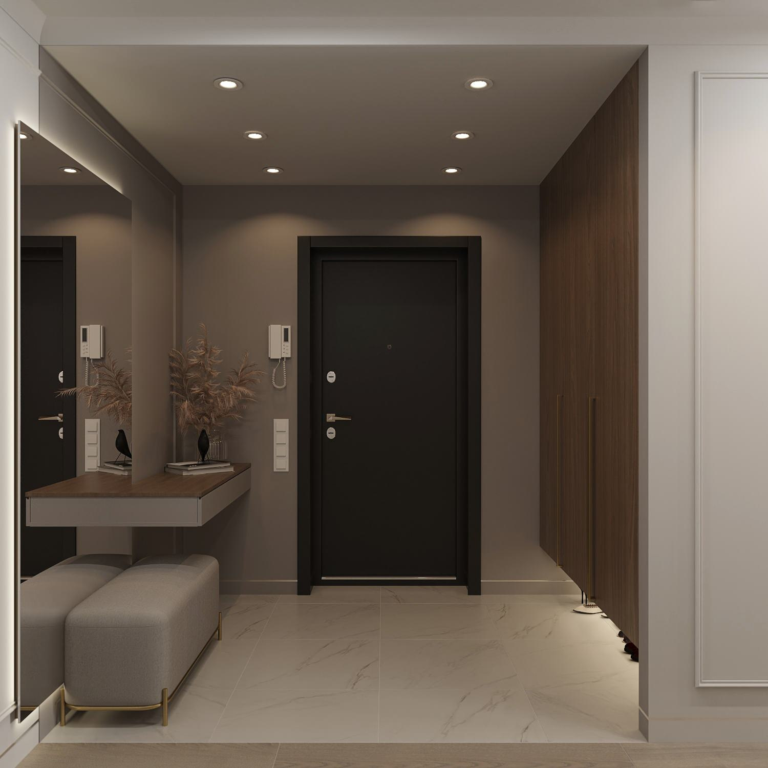 Трехкомнатная квартира 90м2