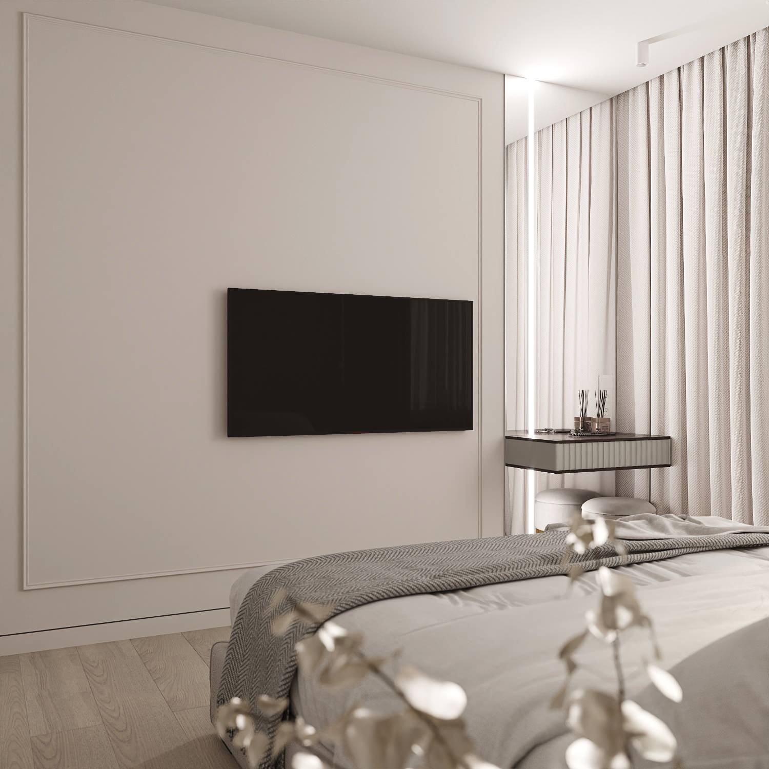 Трехкомнатная квартира 90м2