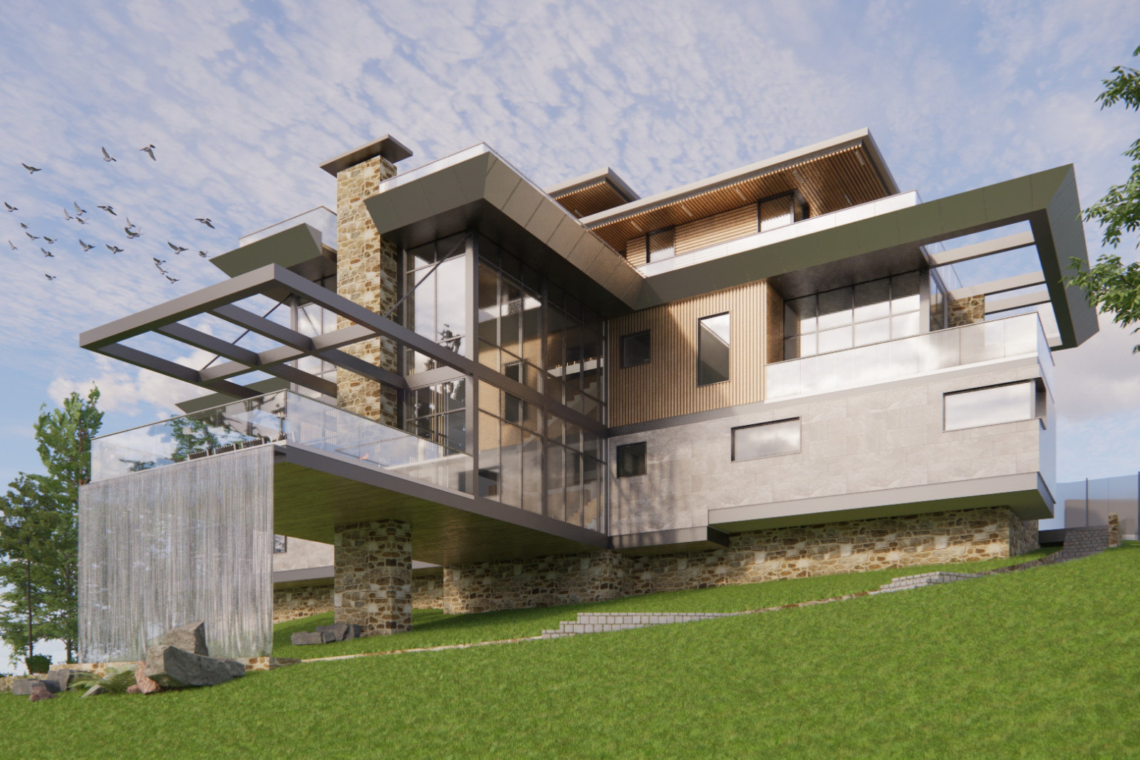 Flying house