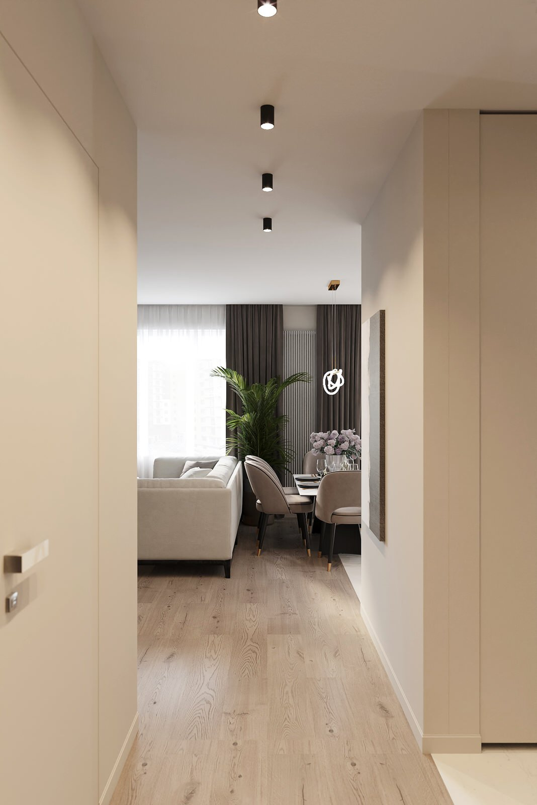 Двухкомнатная квартира 70 м2