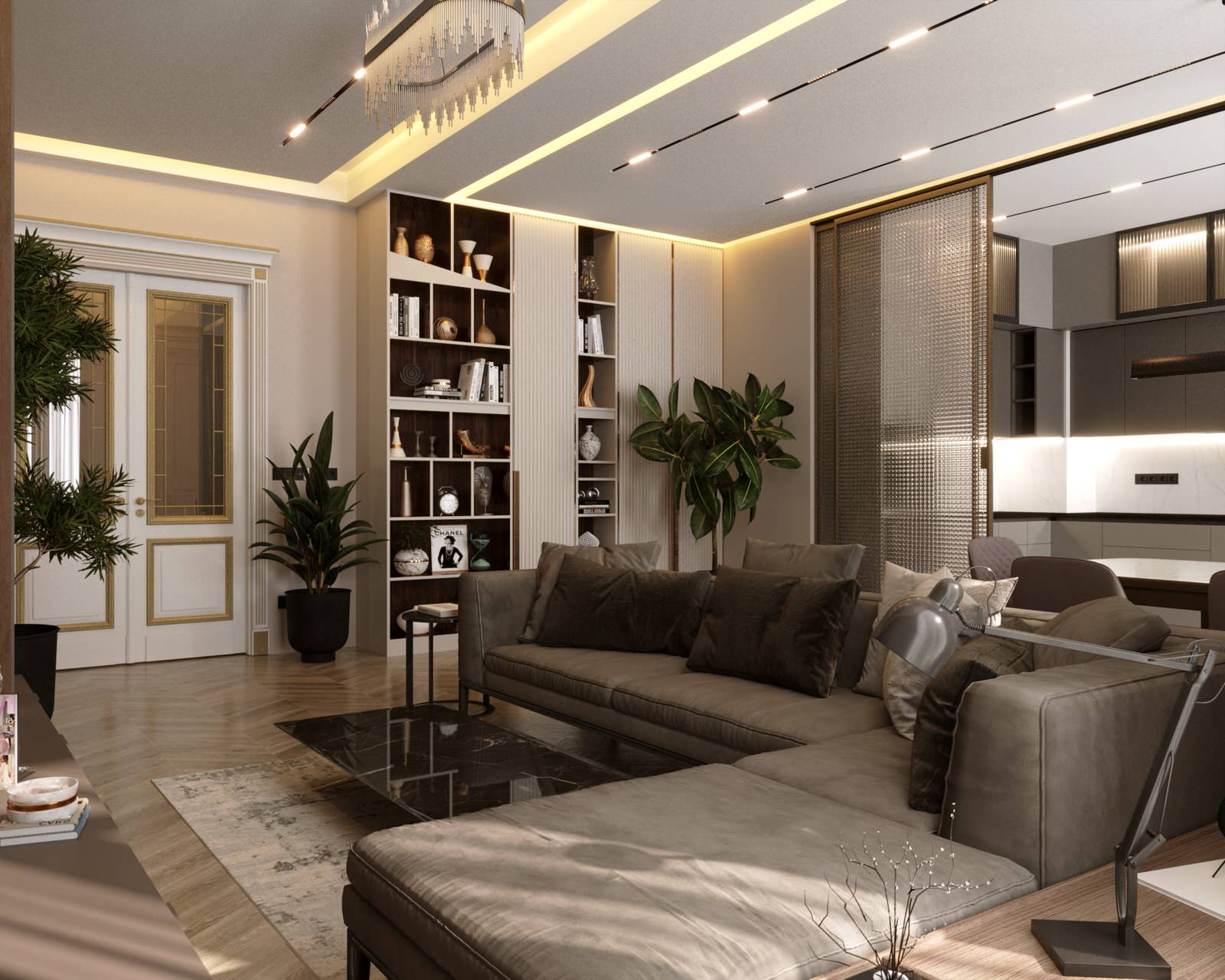 new appartment in Tashkent, living room