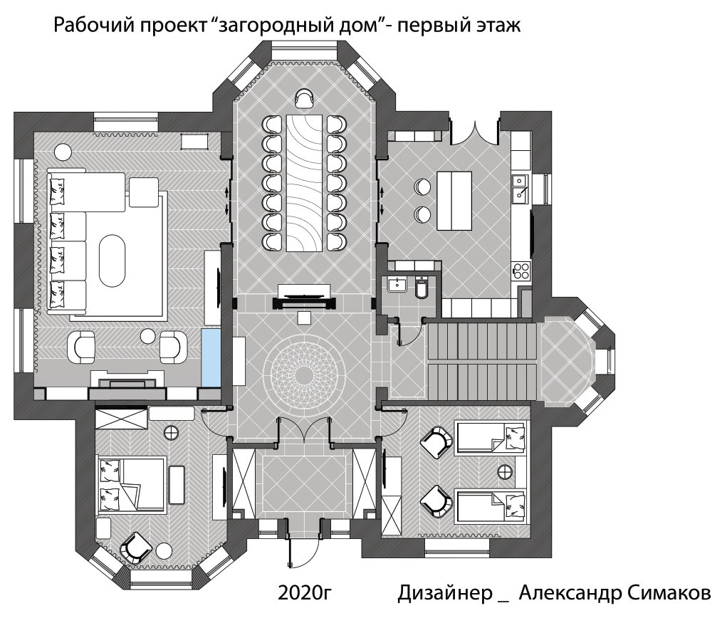 1 этаж Дом(N&E)