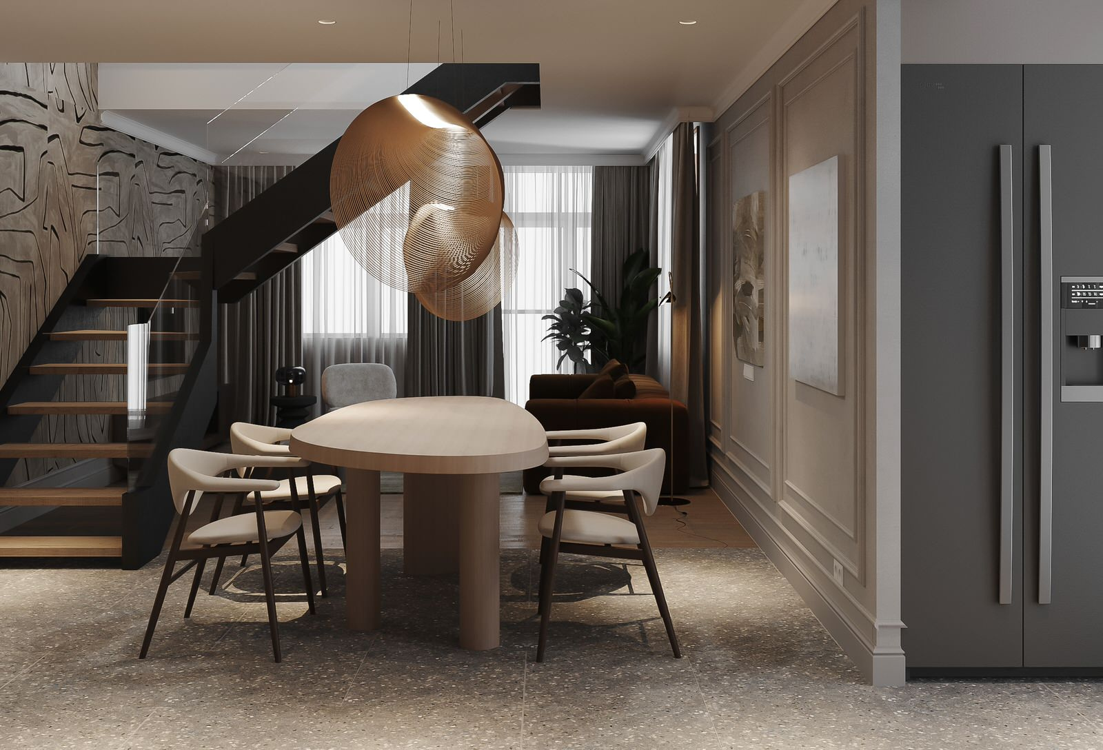 Обложка проекта: Newton_90 apartment in Russia