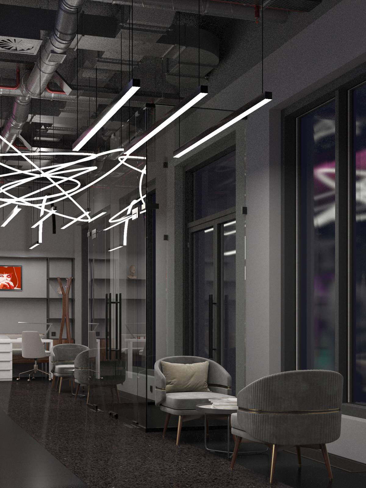 БАРБЕРШОП И САЛОН КРАСОТЫ BLACK RABBIT 140 КВ.М. Г. МОСКВА