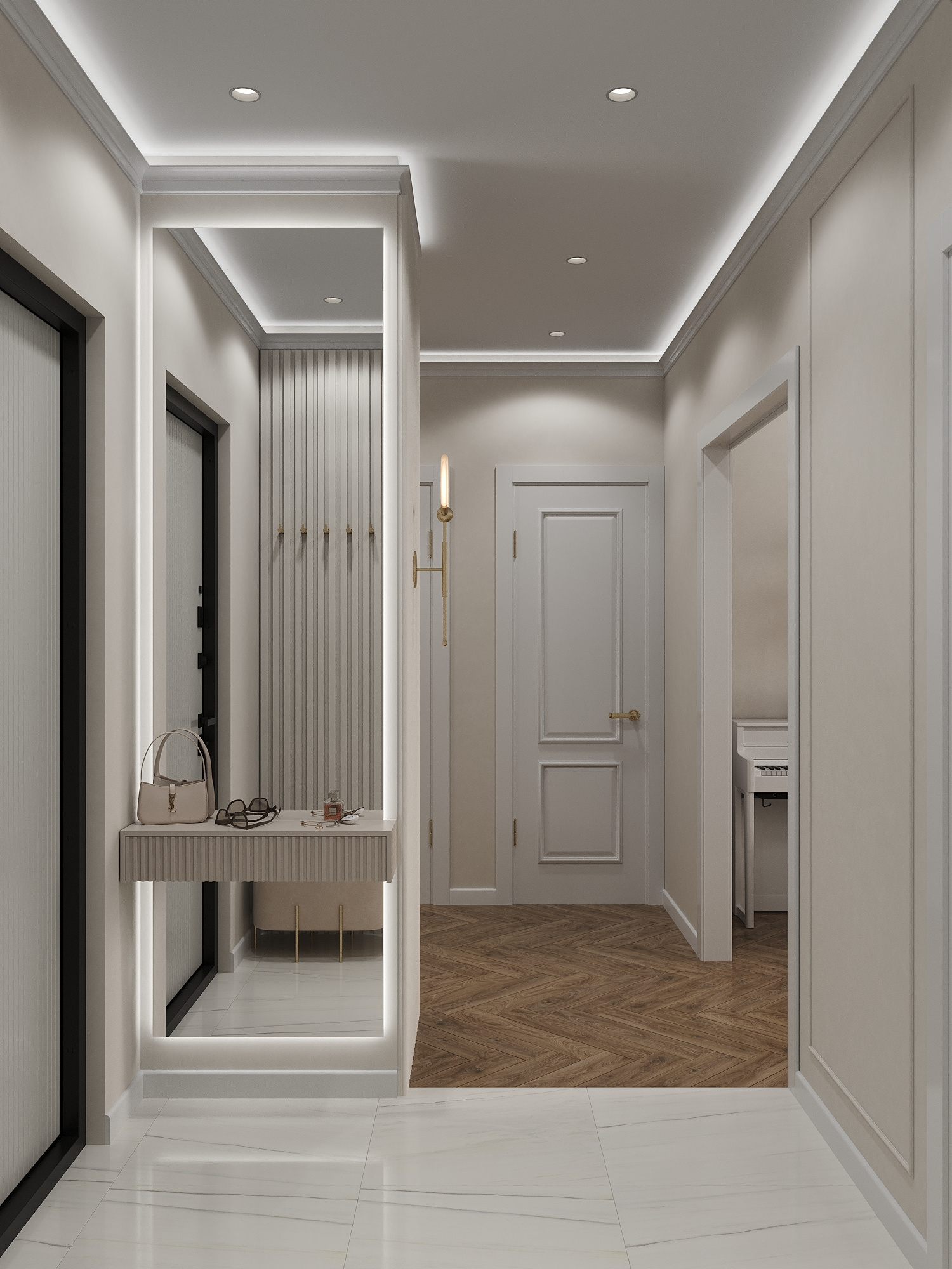 Проект 84 кв.м: современная неоклассика для семьи