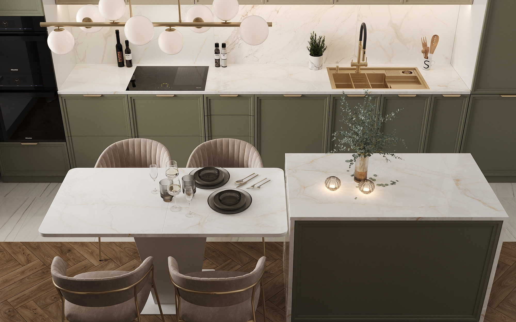 Проект 84 кв.м: современная неоклассика для семьи