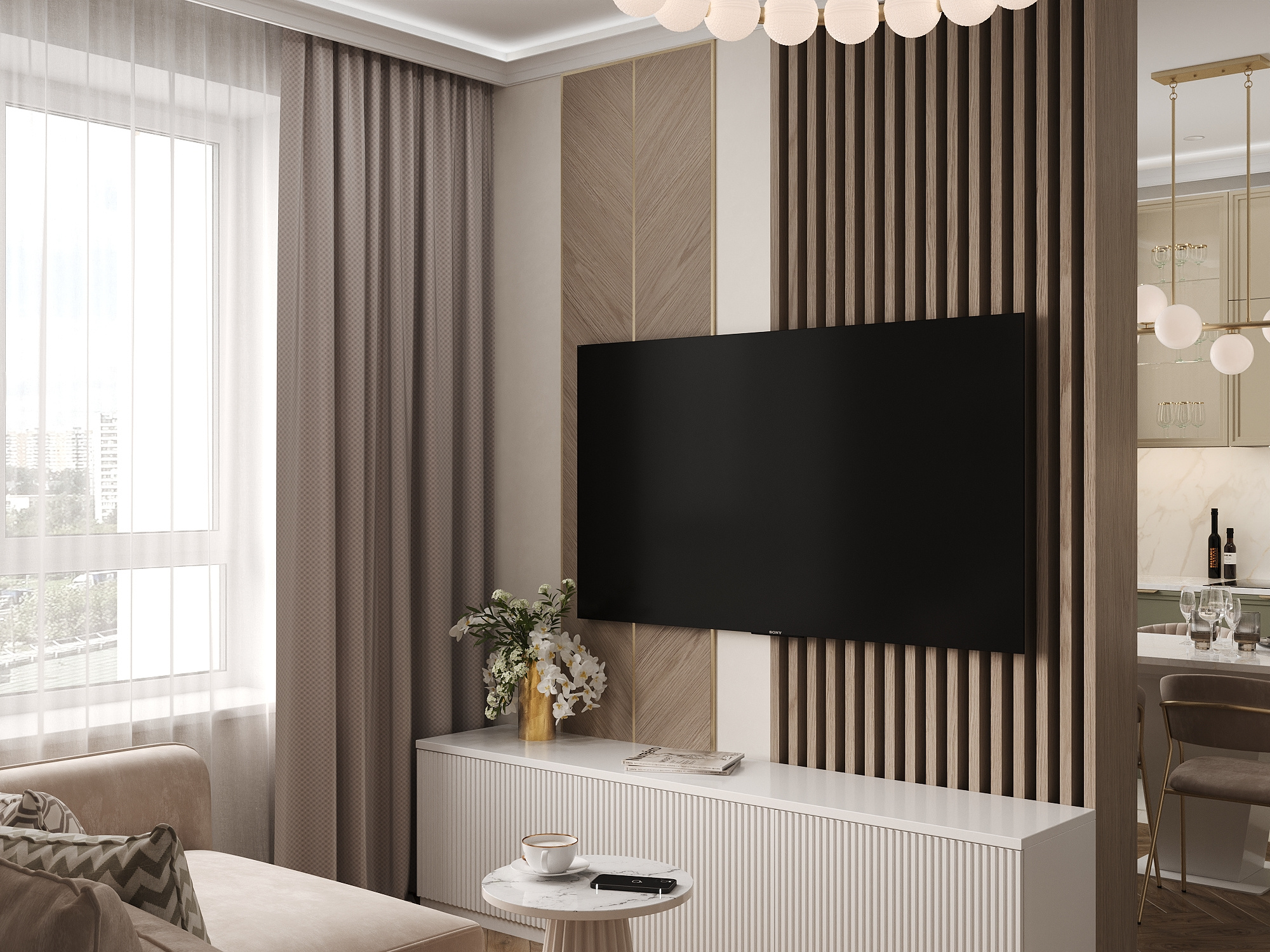 Проект 84 кв.м: современная неоклассика для семьи