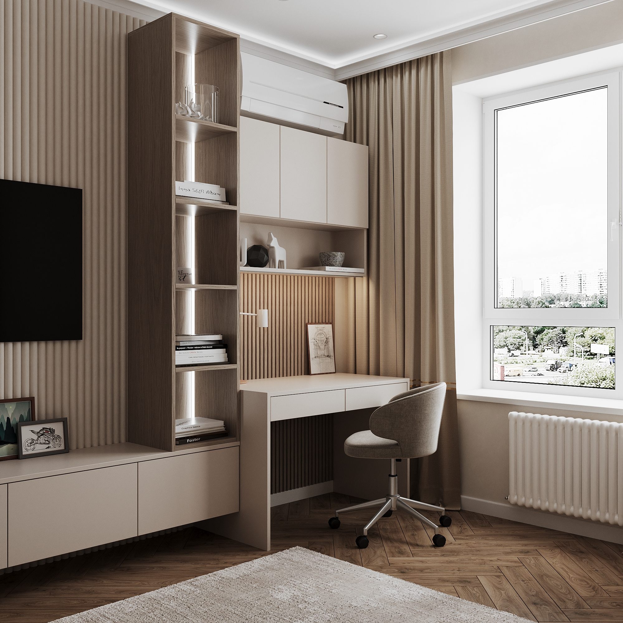 Проект 84 кв.м: современная неоклассика для семьи