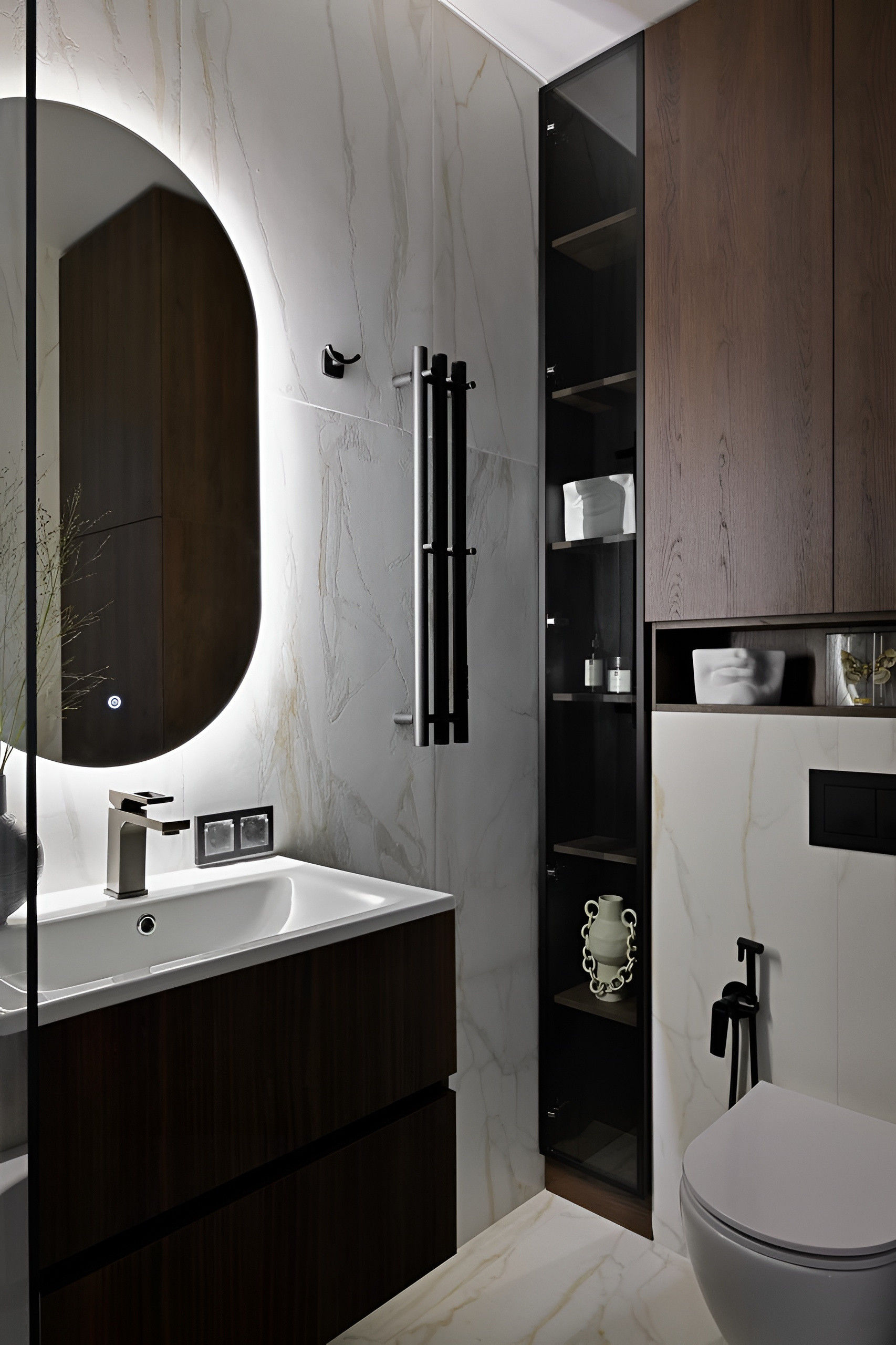 Современный комфорт для двоих: стильные 41 м²