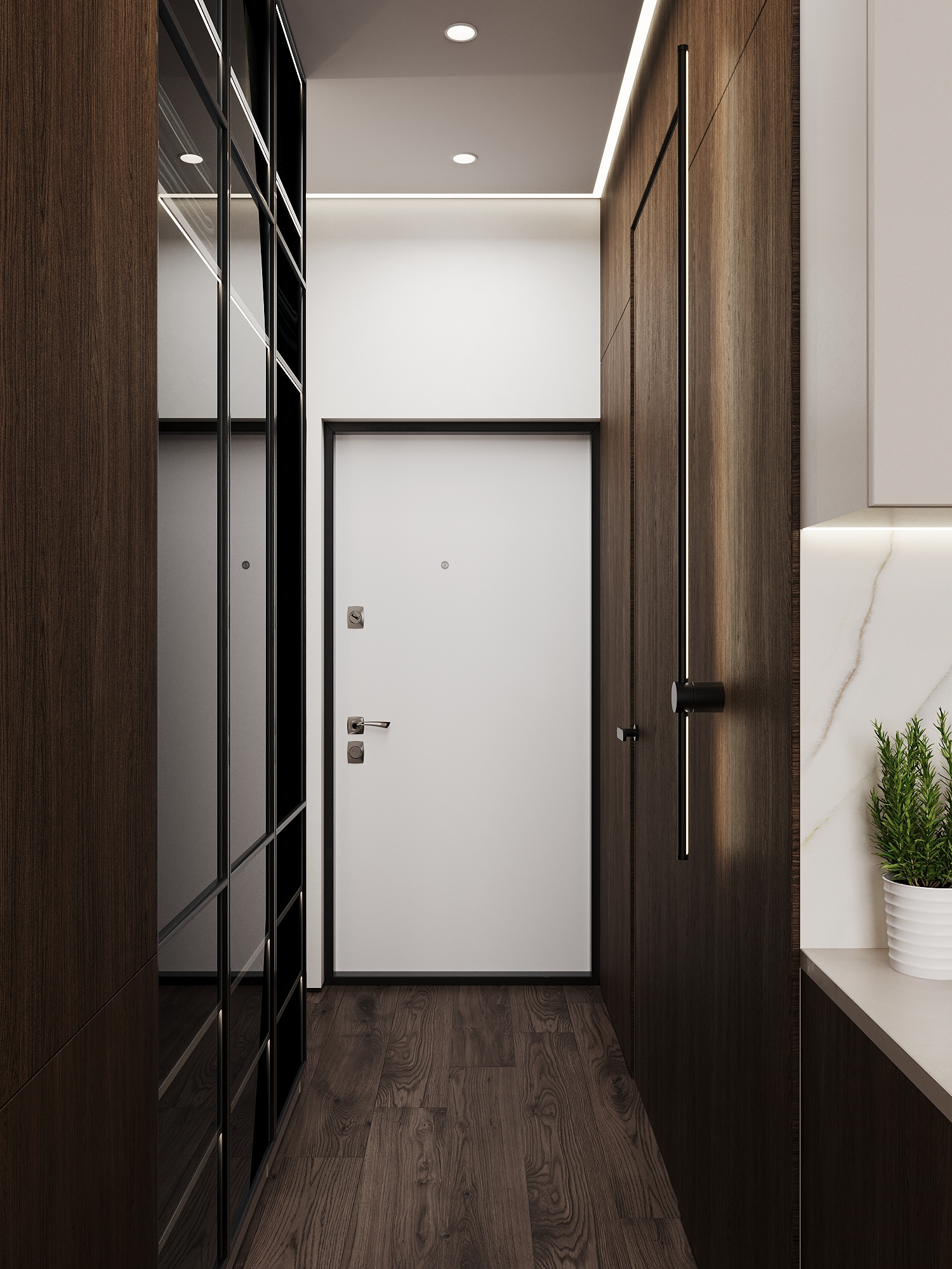 Современный комфорт для двоих: стильные 41 м²