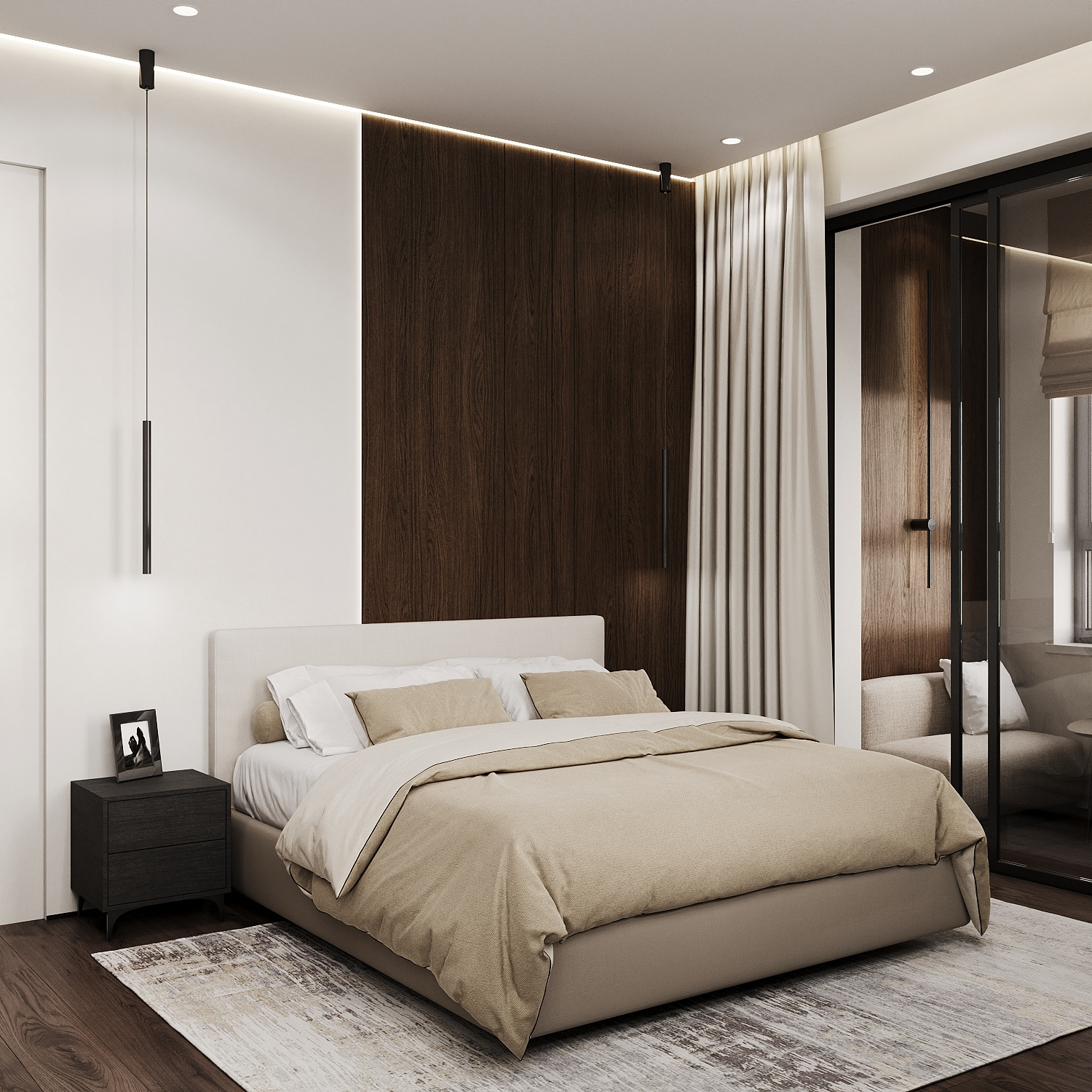 Современный комфорт для двоих: стильные 41 м²