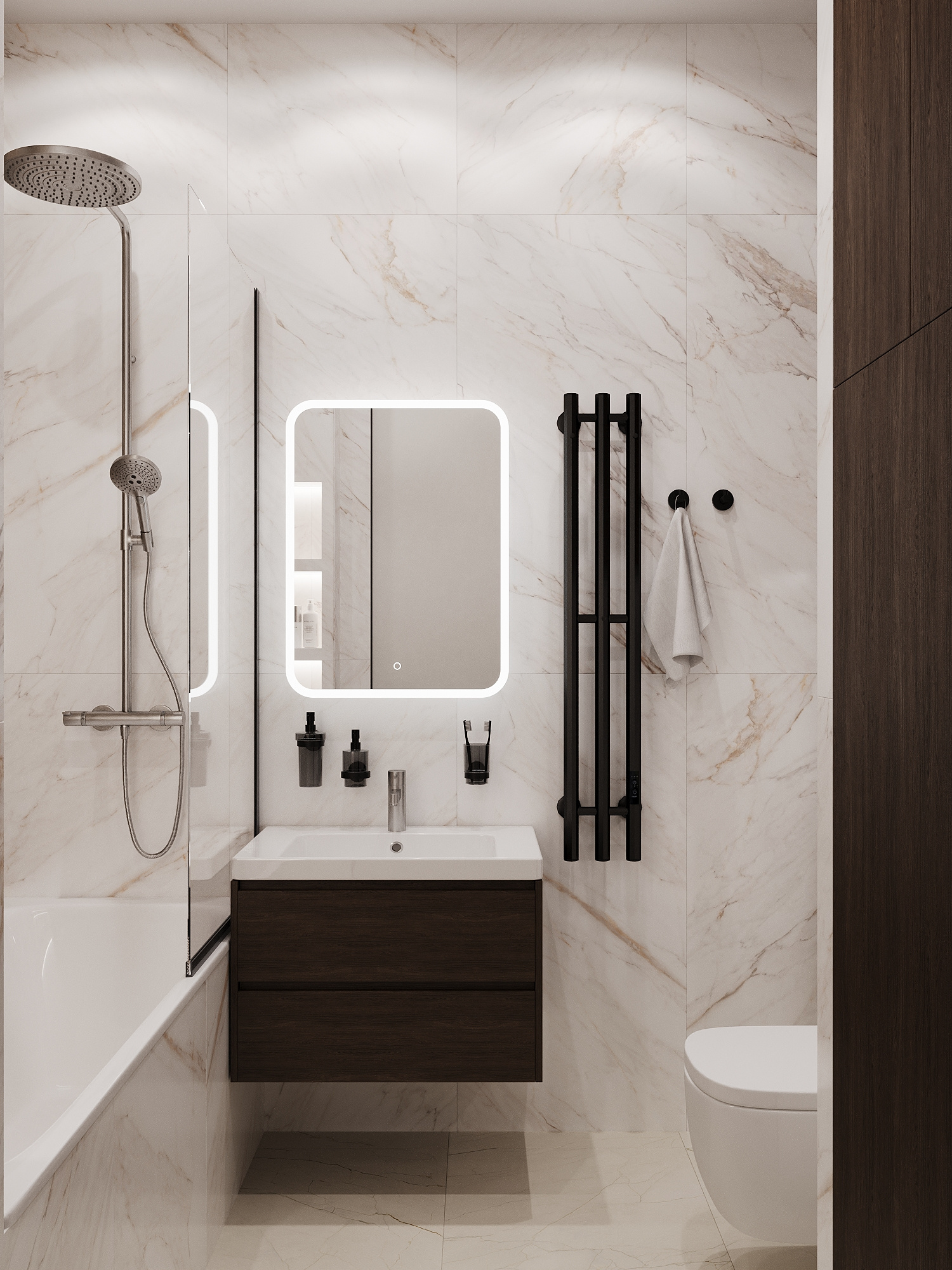 Современный комфорт для двоих: стильные 41 м²