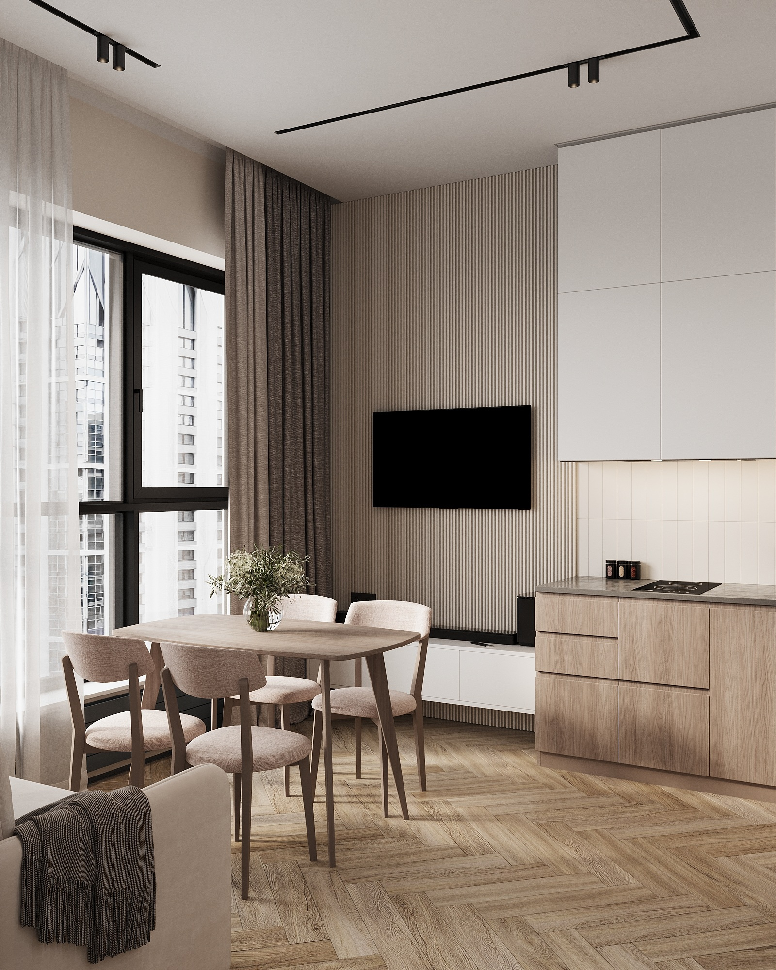 Проект 30 м²: эргономика и стиль для арендного бизнеса