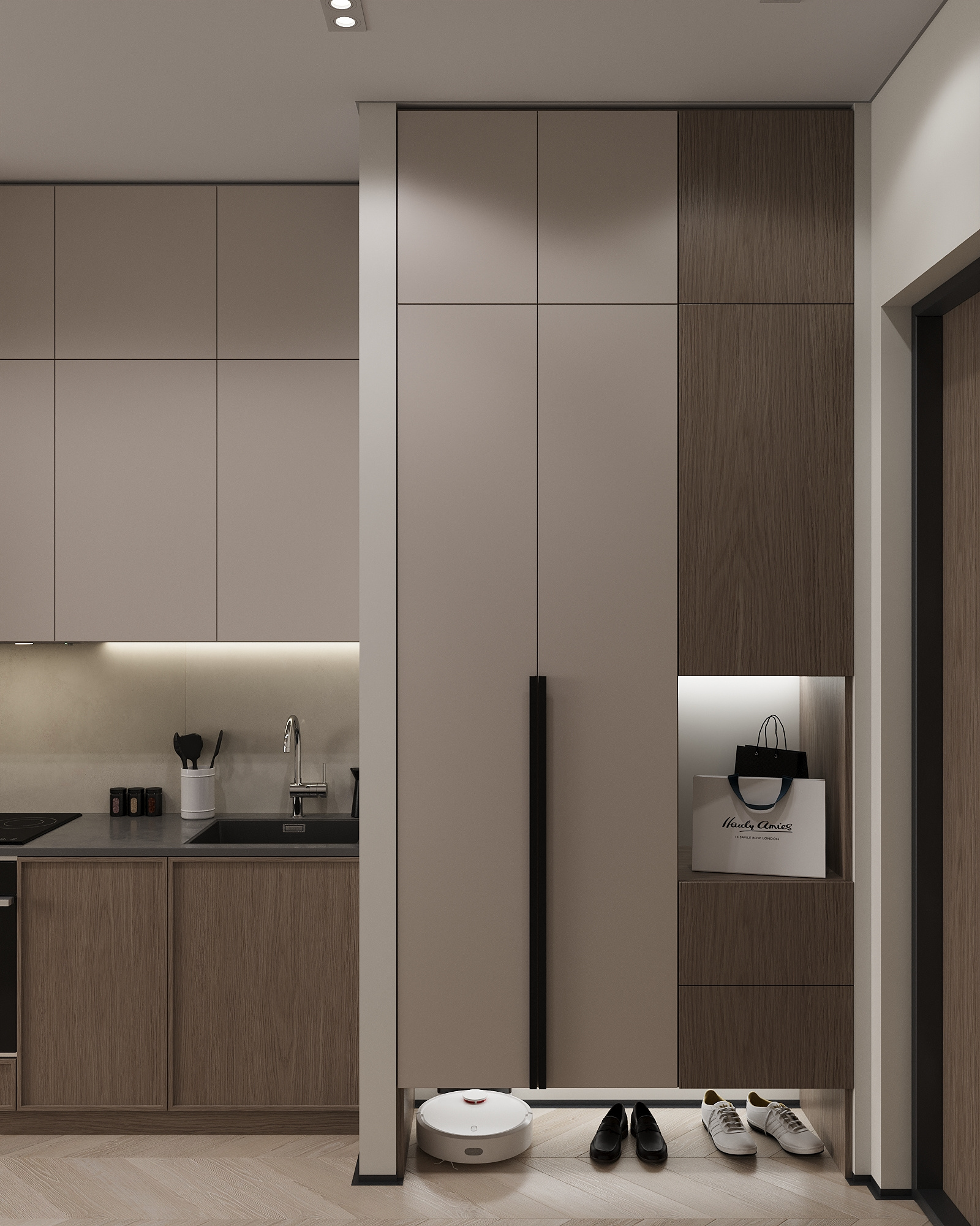 Студия 28 м² под сдачу: эргономика и эстетика джапанди