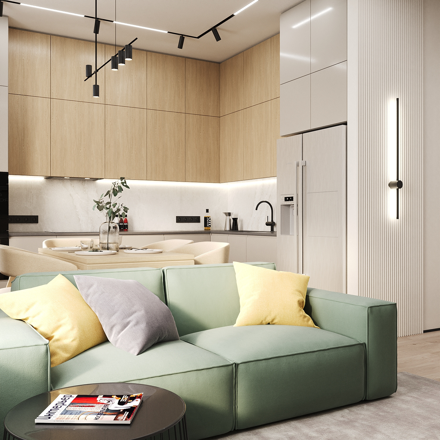 Обложка проекта: Максимум комфорта: продуманный интерьер на 98 м².