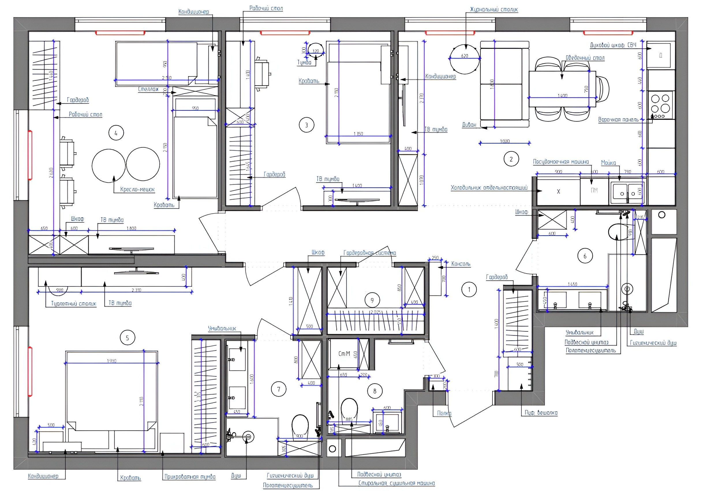 Максимум комфорта: продуманный интерьер на 98 м².