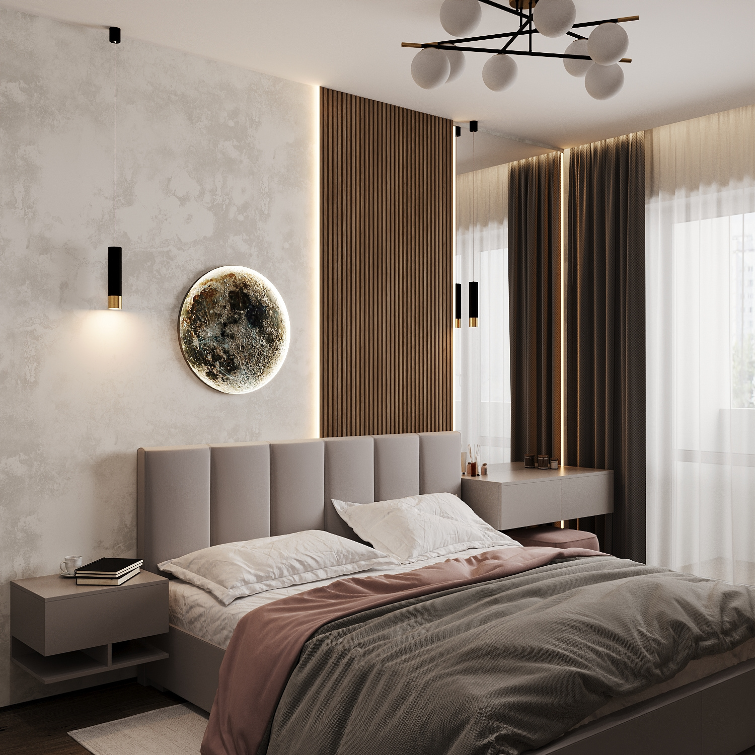 Обложка проекта: Квартира 60 м²: функциональный минимализм для молодой пары
