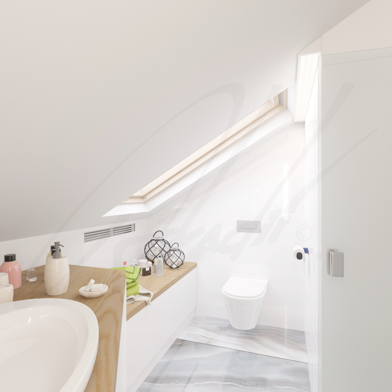 White Mansard (interior design)