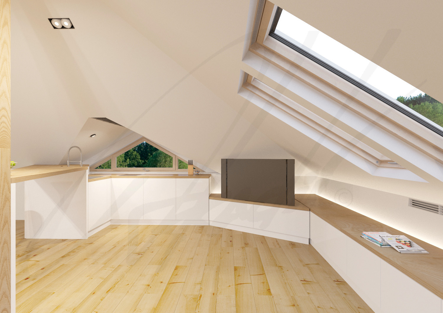 White Mansard (interior design)