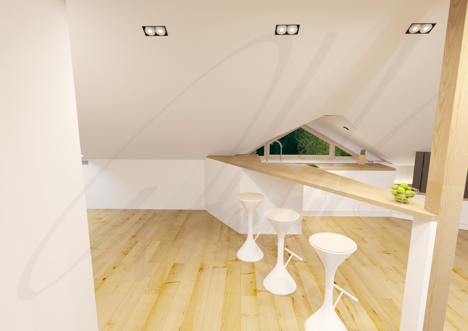 White Mansard (interior design)