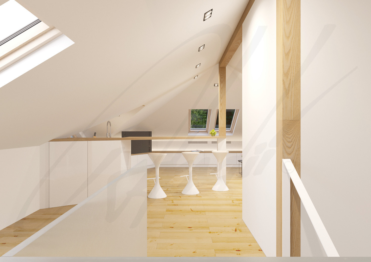 White Mansard (interior design)