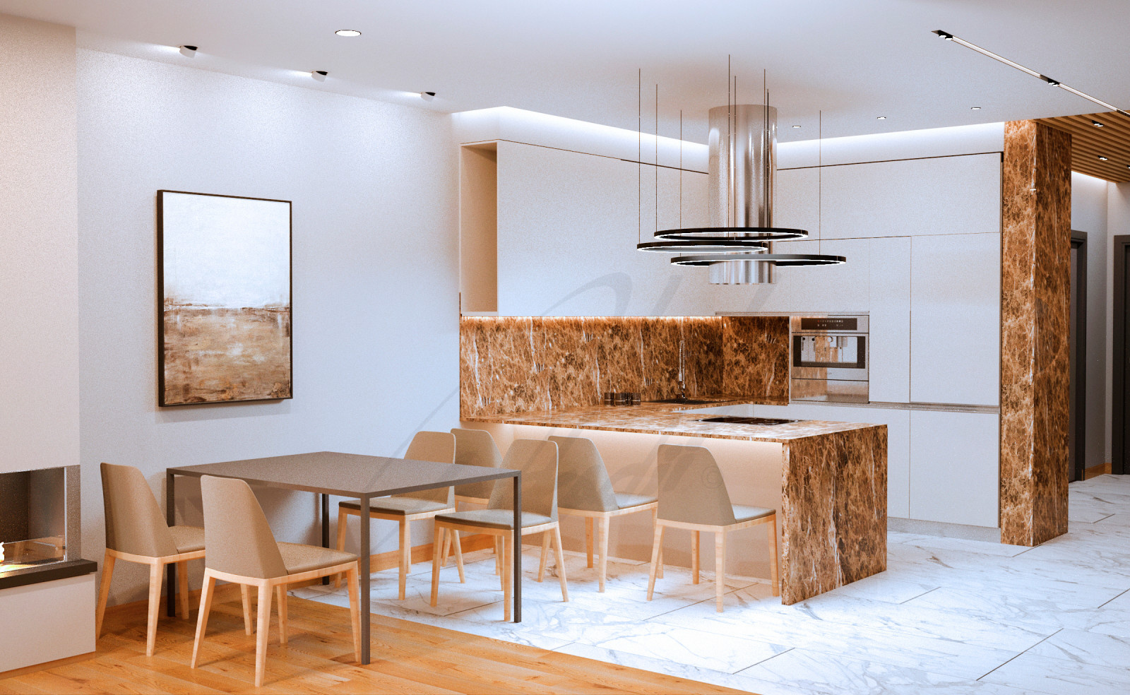 Apartment 99 Interior design by Arkadii Olshevskyi