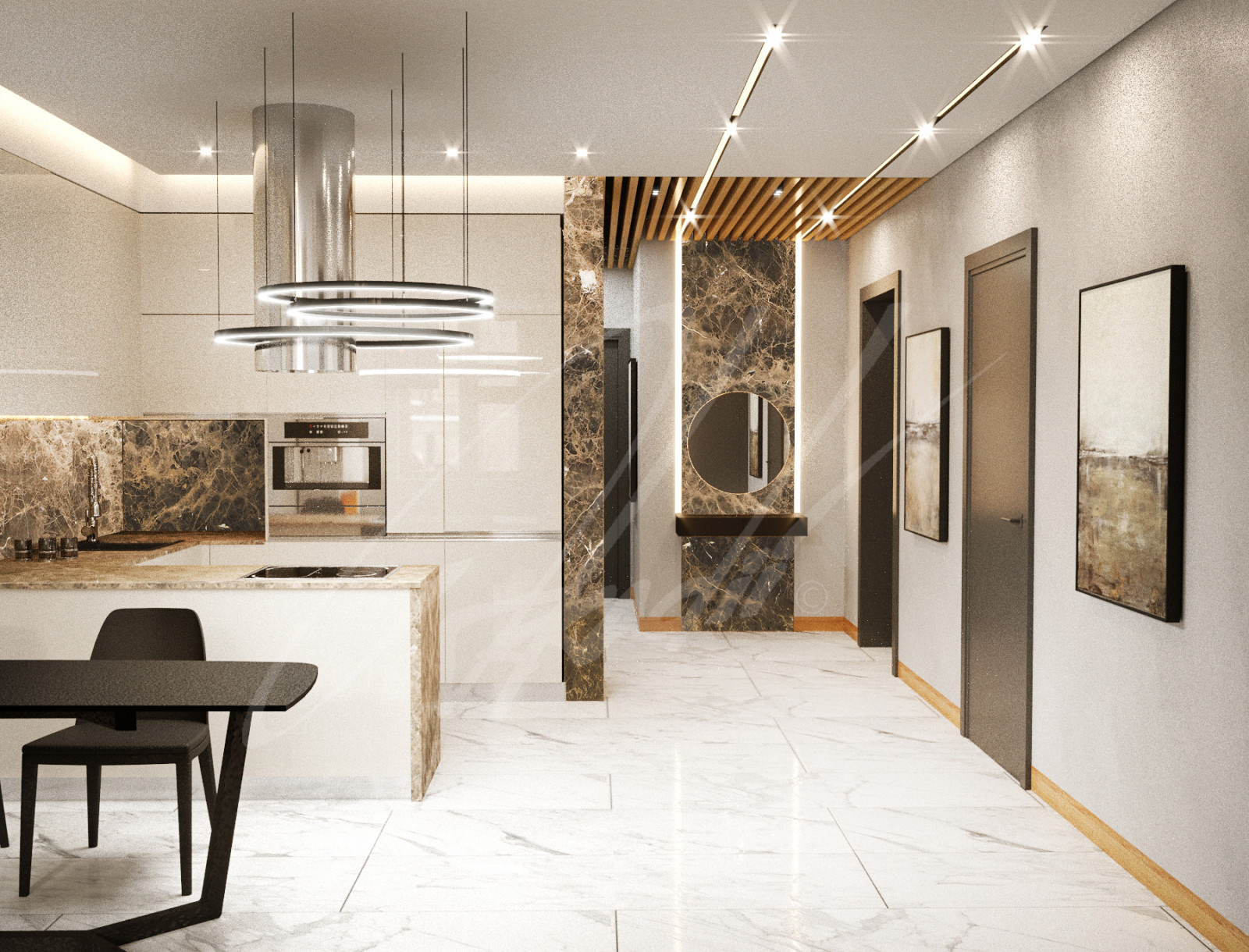 Apartment 99 Interior design by Arkadii Olshevskyi