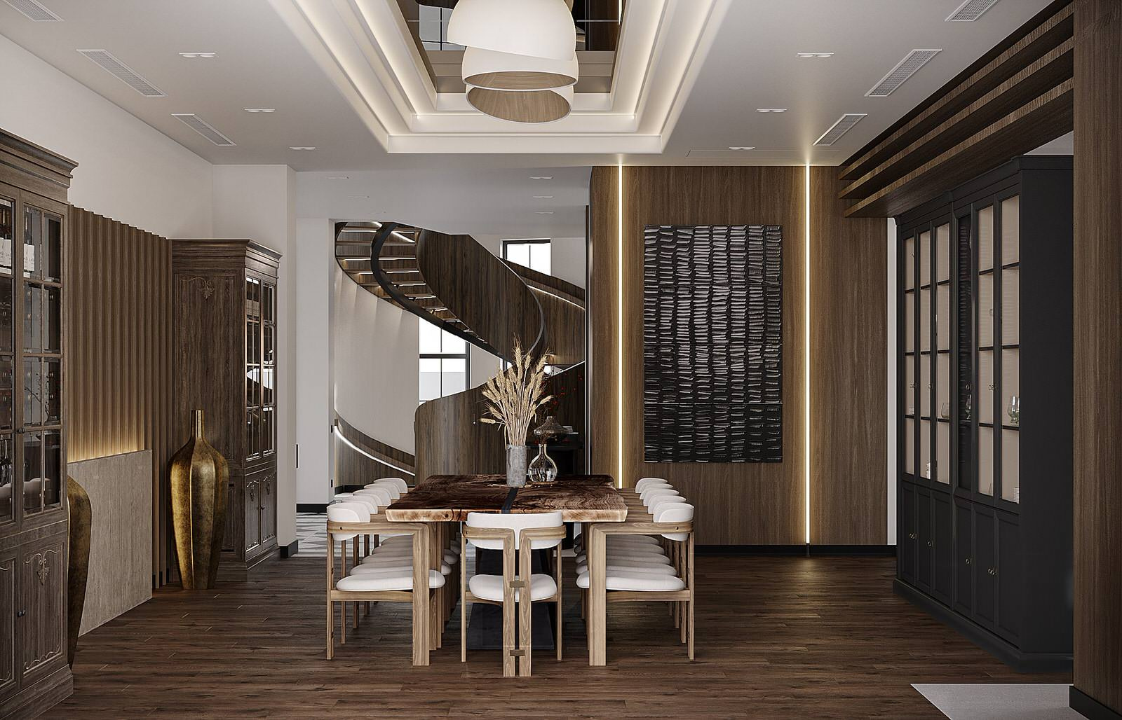 Interior with Wooden Elements