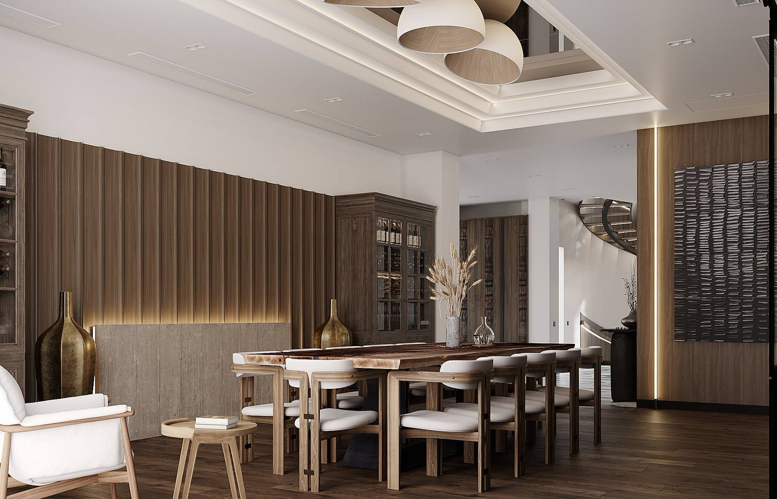 Interior with Wooden Elements