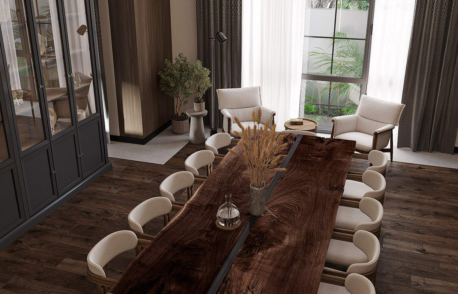 Interior with Wooden Elements