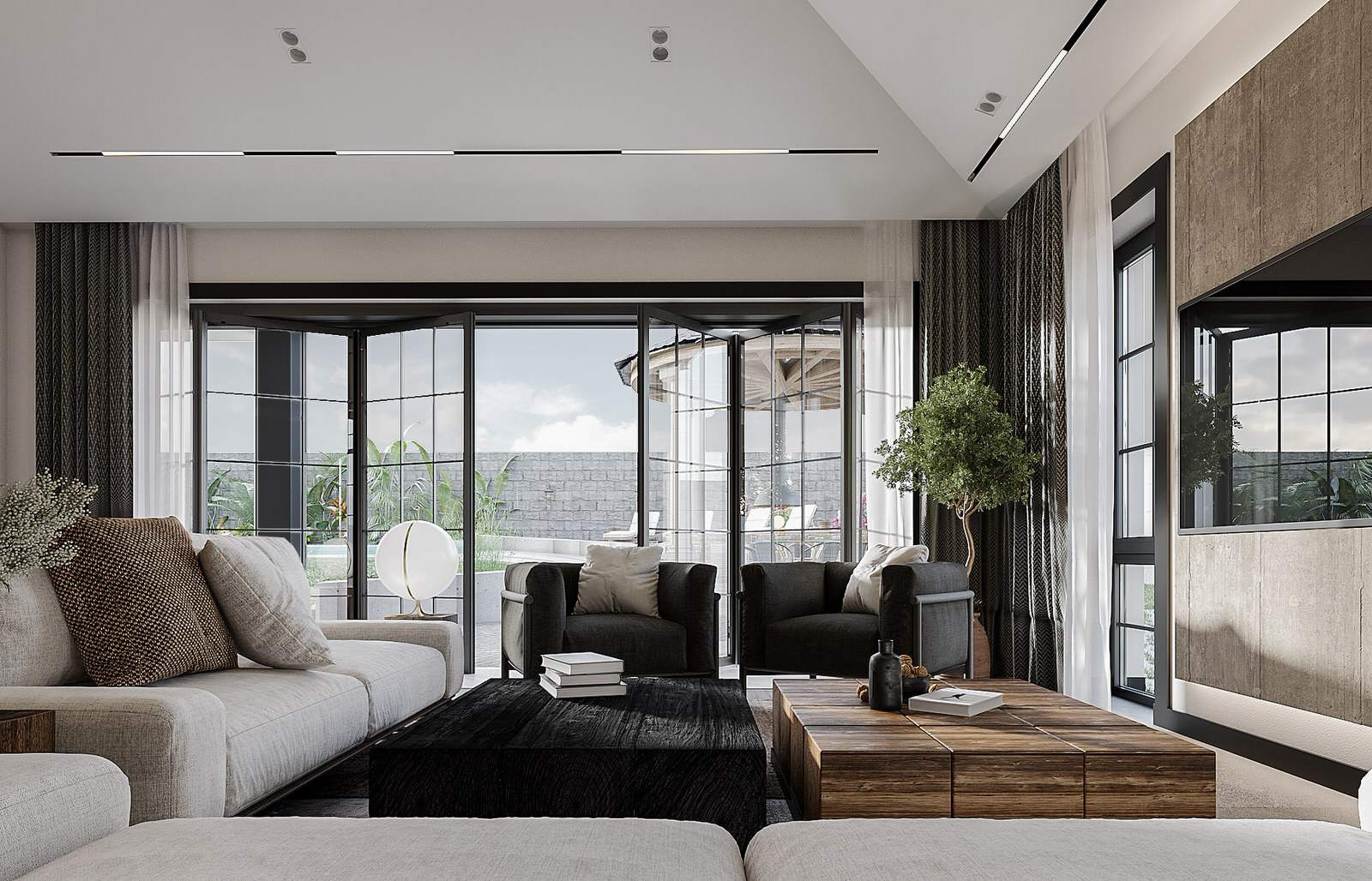 Interior with Wooden Elements