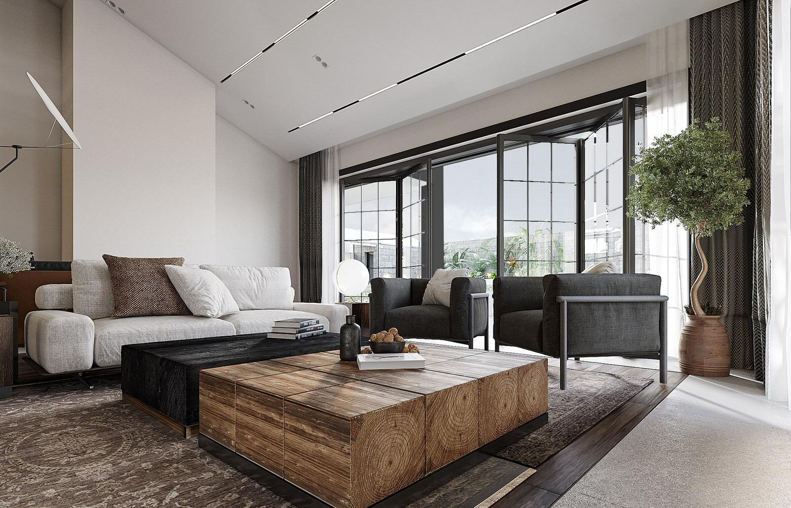 Interior with Wooden Elements