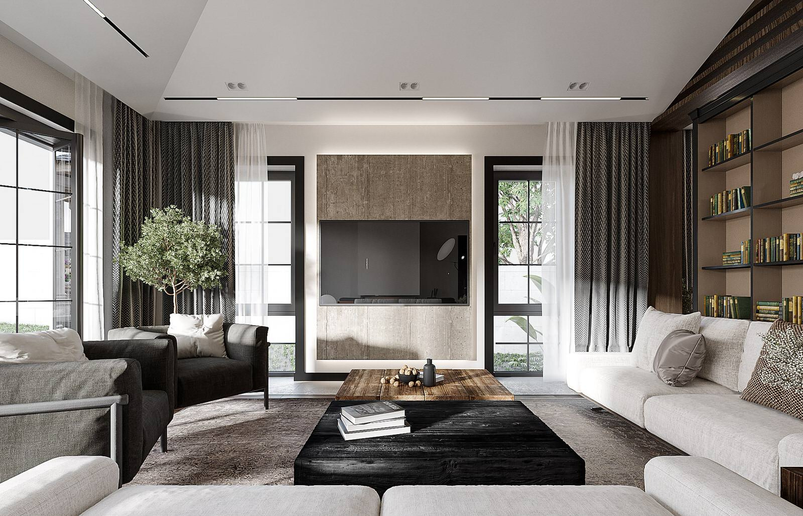 Interior with Wooden Elements