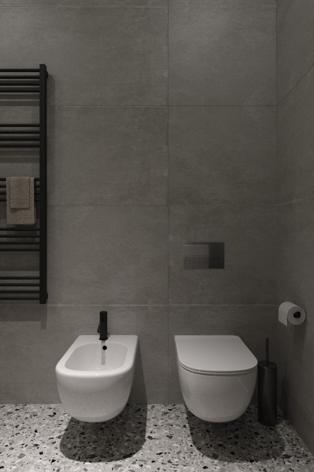Bathroom terazzo.