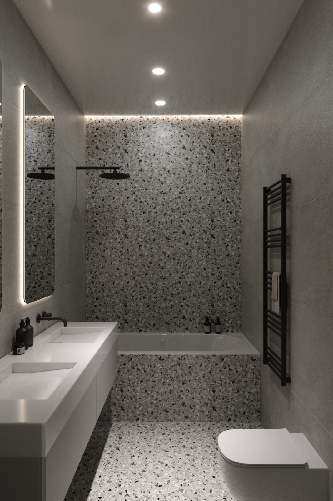 Bathroom terazzo.
