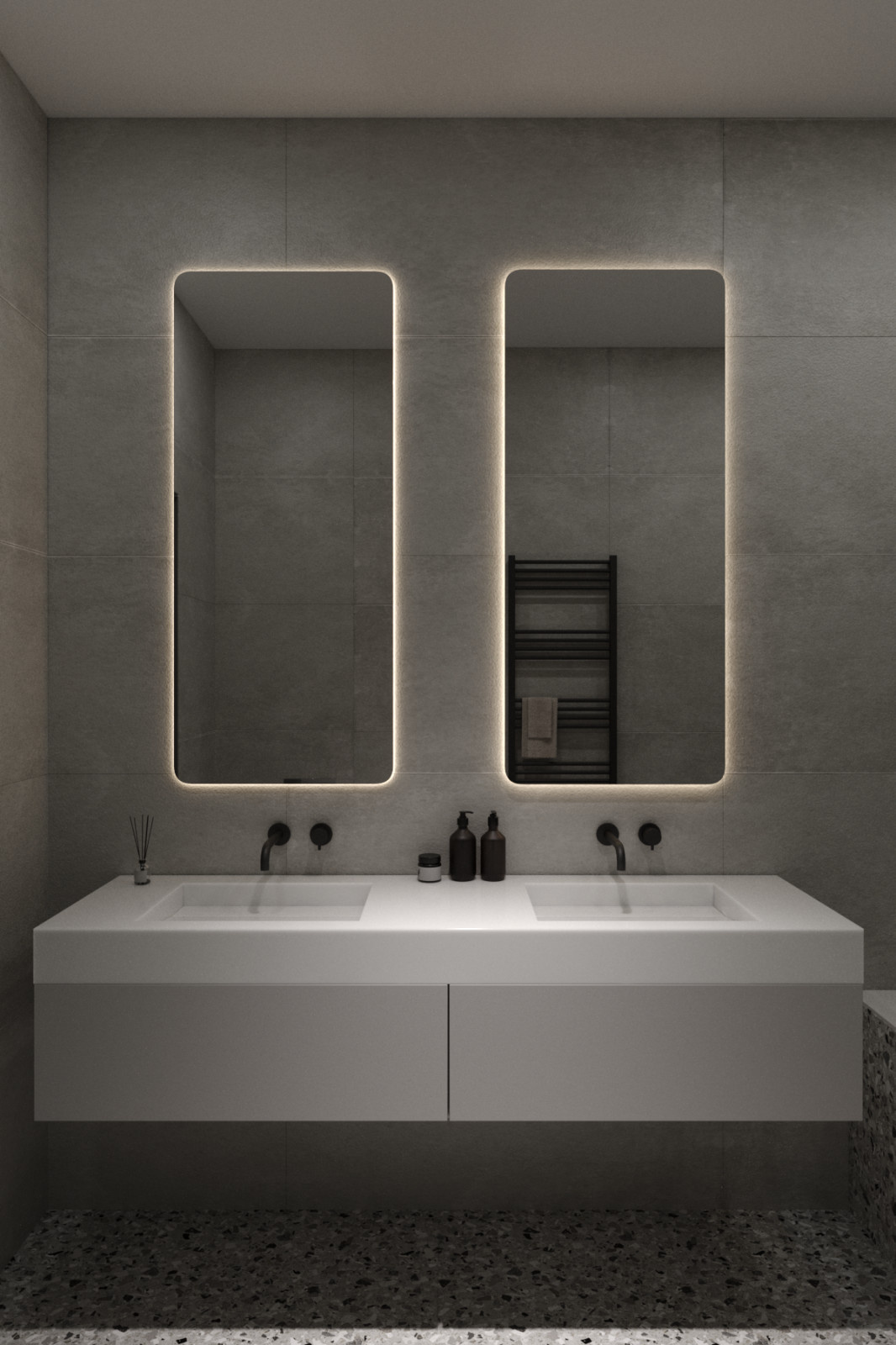 Bathroom terazzo.
