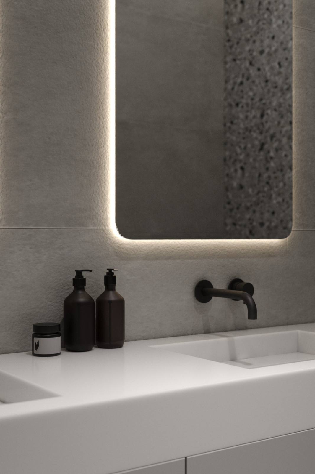 Bathroom terazzo.