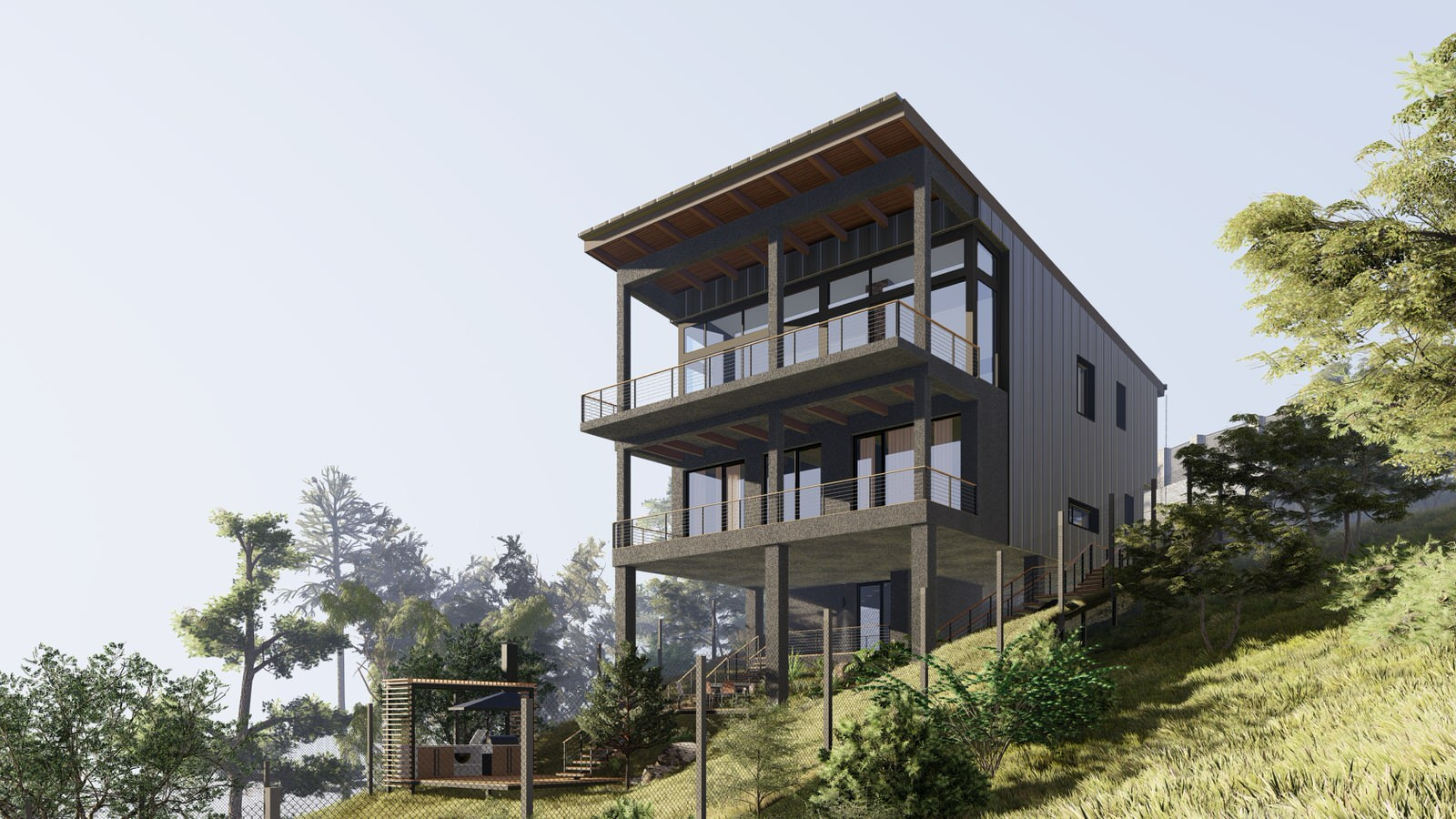 Limani House. Дом в стиле шале в Крыму